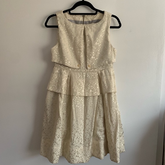 Tulle Dresses & Skirts - ⭐️3/$25⭐️ Anthropologie Tulle cream tiered dress